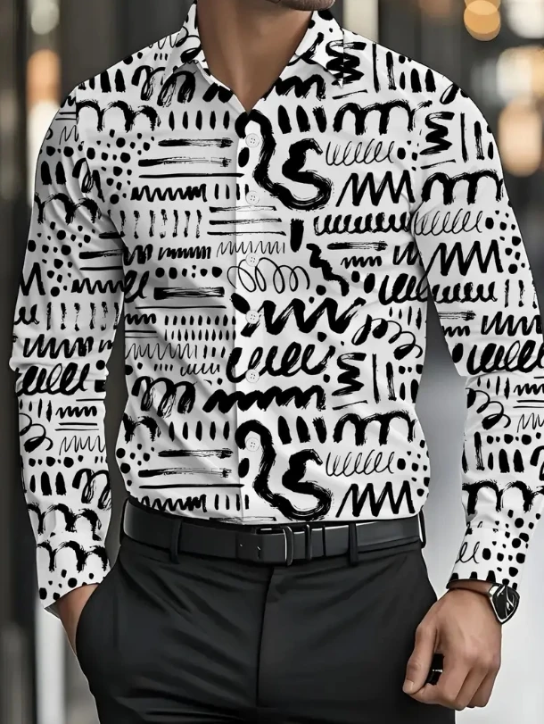 Men's Autumn long-sleeved Shirts Are Fashionable And comfortable, With A Variety Of Colors And patterns, And The New Model