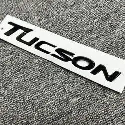3D ABS Fit 2019-2021 TUCSON Rear Liftgate Nameplate Emblem Badge Letter Glossy Black Accessories