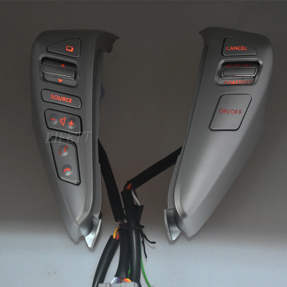 NEW Cruise Control Switch Audio Volume  Steering Wheel Buttons 25550-3DA6A For Tiida 2011-2015 For Sunny 2014-2016