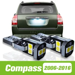 2pcs For Jeep Compass 2006-2016 LED License Plate Light 2007 2008 2009 2010 2011 2012 2013 2014 2015 Accessories