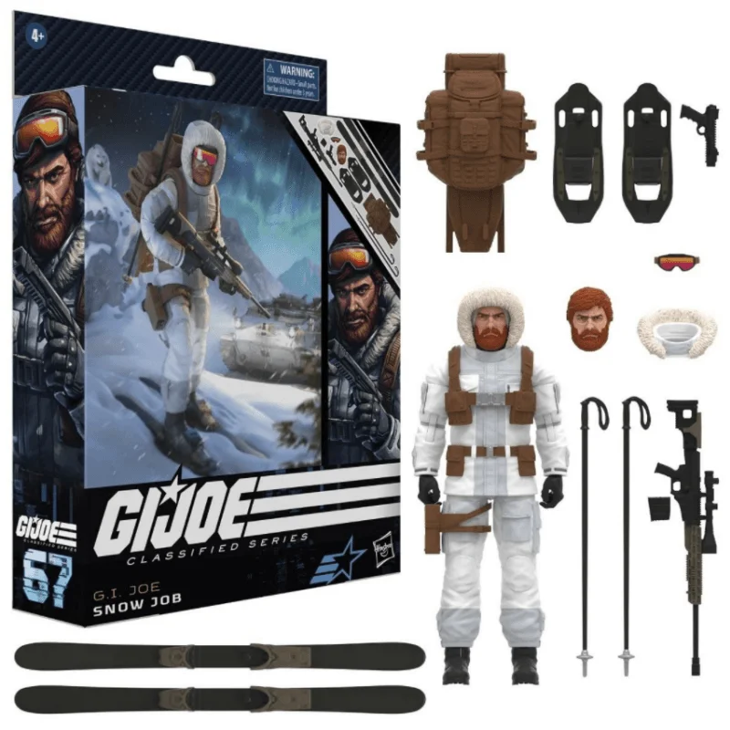 

In Stock Original G.i. Joe Classified Series Snow Job 67. 6-inch-scale Action Figure F6682 Snow Job Figurine Kids Gift Model Toy