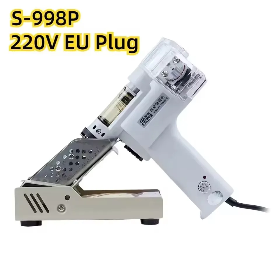 220V Tin Suction 100W 993-998P Electric Single Double Suction Pump Vacuum Pump Tin Suction Tin Suction Gun Soldering Iron