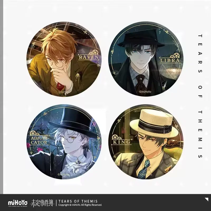 สินค้าลิขสิทธิ์แท้จาก miHoYo ของ Sunsyea Tears of Themis ของสะสมอะคริลิคตั้งโต๊ะ รูปตัวละคร Raven Libra Adjudicator King