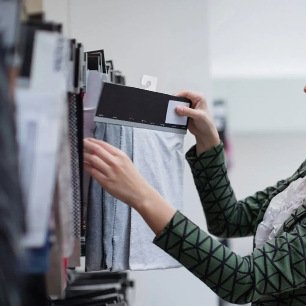 

250Pcs Hanging Hooks Self Adhesive Clear Plastic Tabs for Retail Packaging Display Pegboard Merchandise Hanging