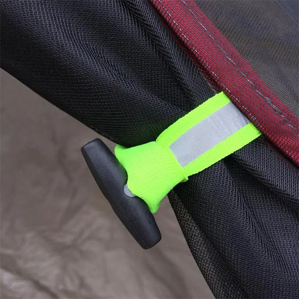 Outdoor Camping Tent Fly Buckle Adjustable Accessories Drawstring Cord for Awning Inner Sunshade Shelter