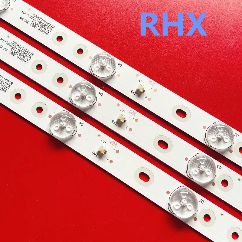Pour XJ236D06-ZC21FG-04 303XJ236035 CRH-K243535T020654I-Rev1.1 GS 6LED 3V 440MM bande de rétroéclairage LED