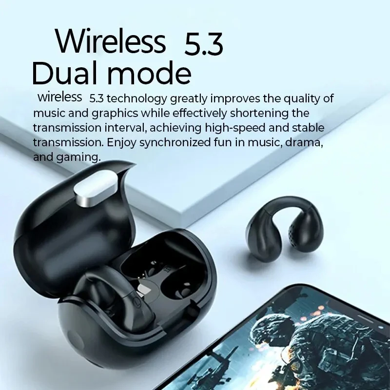 Xiaomi Mijia TWS True Wireless Earphone Ear Clip Desigh Headphone For Cycling Driving Running Sport Super Long Endurance Headset