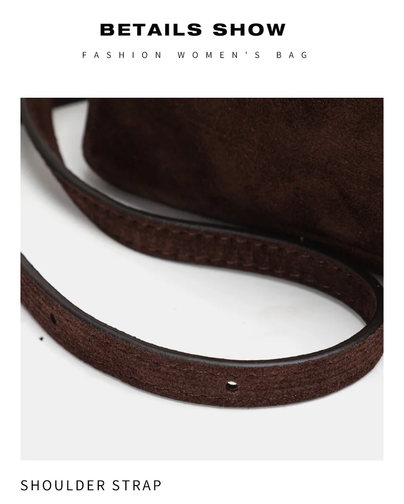 Aidrani Retro Matte Kuhleder-Kissen-Tasche, vielseitige Schulter- und Umhängetasche für Damen, hochwertige und exklusive Schultertasche – Detail 12