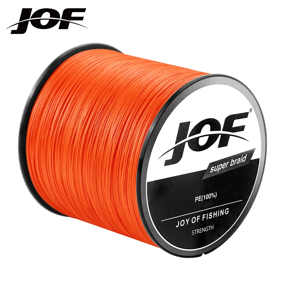 JOF 4 Strands Braided Fishing Line Multifilament 300M Carp Fishing 10-82LB Japanese Braided Wire Cord Fishing Accessories Sea