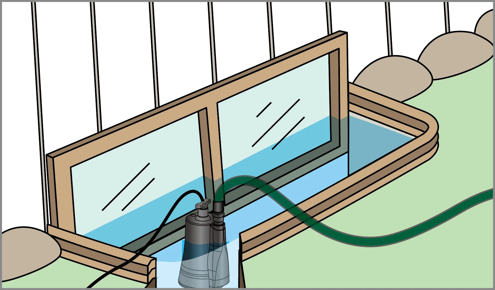 مضخة أدوات غاطسة للمياه كهربائية موفرة للطاقة بقوة 1/4 حصان