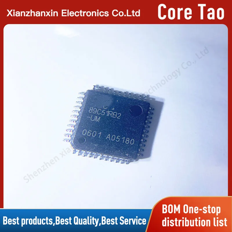 1pcs/lot AT89C51RB2-RLTUM AT89C51RB2-UM 89C51RB2 QFP44 Microcontroller in stock