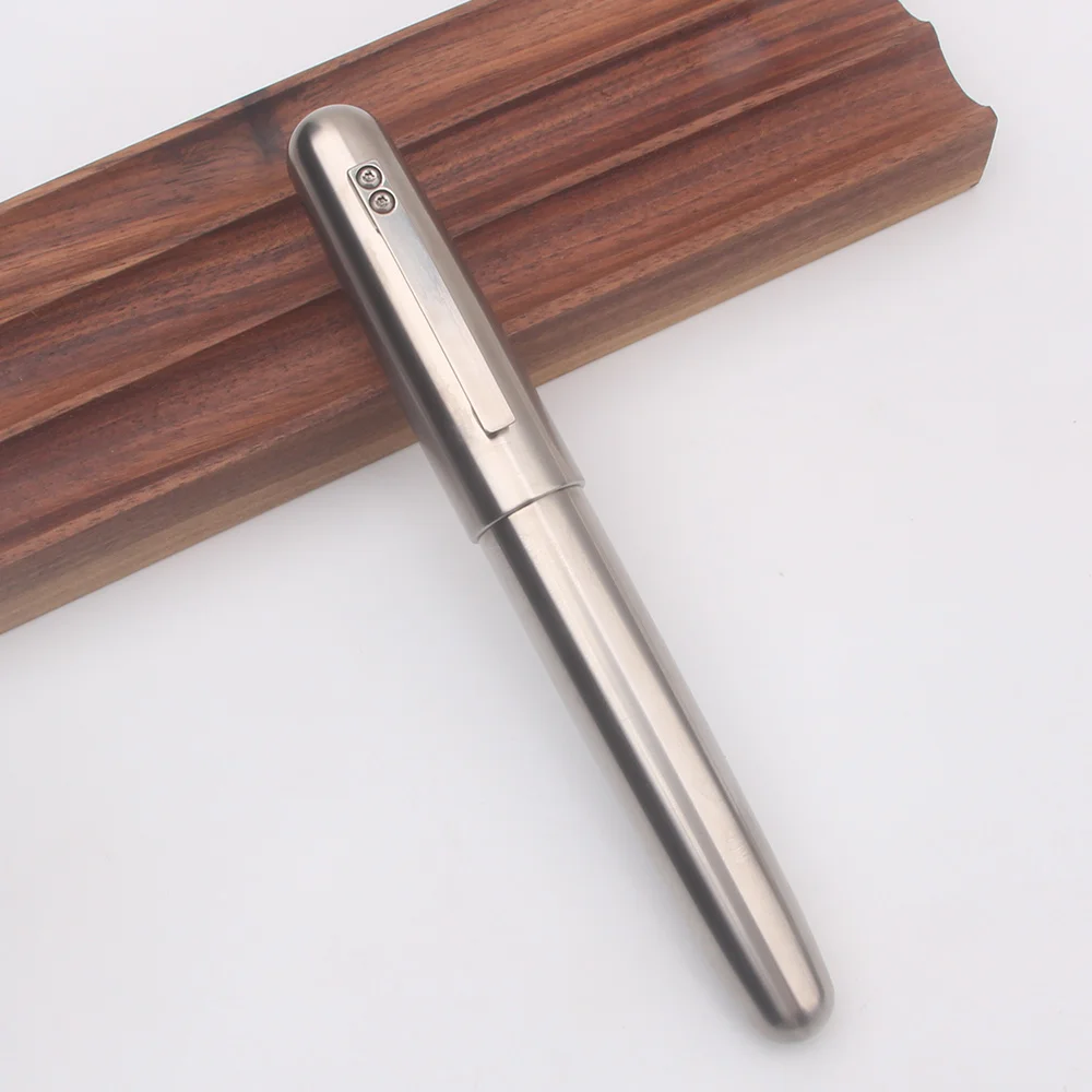 

Wingsung / Jinhao titanium alloy NO.9 Nib Fountain Pen with F/M/B Nib luxury rollerball gel pen Smooth Writing Pen for Writing