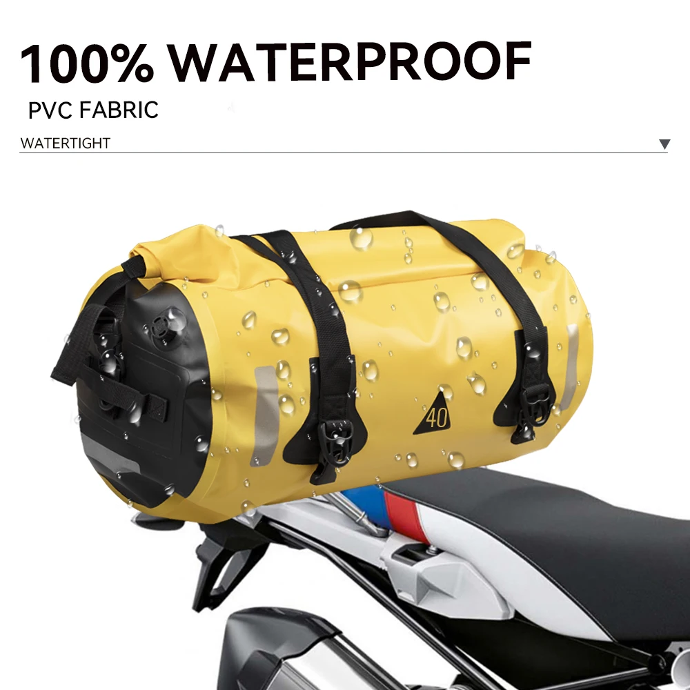 

Motorcycle Luggage Tail Bags R1200GS Back Seat Bags 60L 40L 80L Travel Bag Motorbike Scooter Waterproof Sport Rear Seat Bag Pack