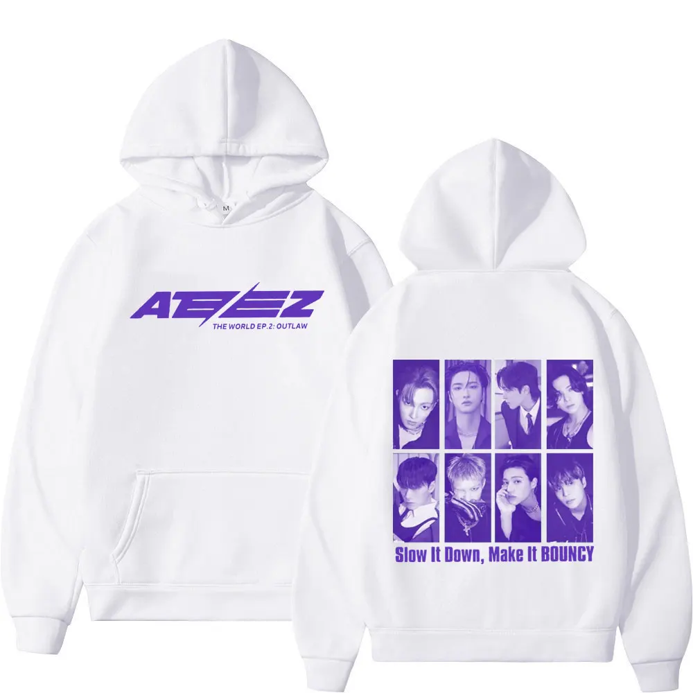 Limited Edition ATEEZ Band Graphic Hoodie Men Women Fashion Vintage Hooded Sweatshirts Autumn Winter High Quality Fleece Hoodies