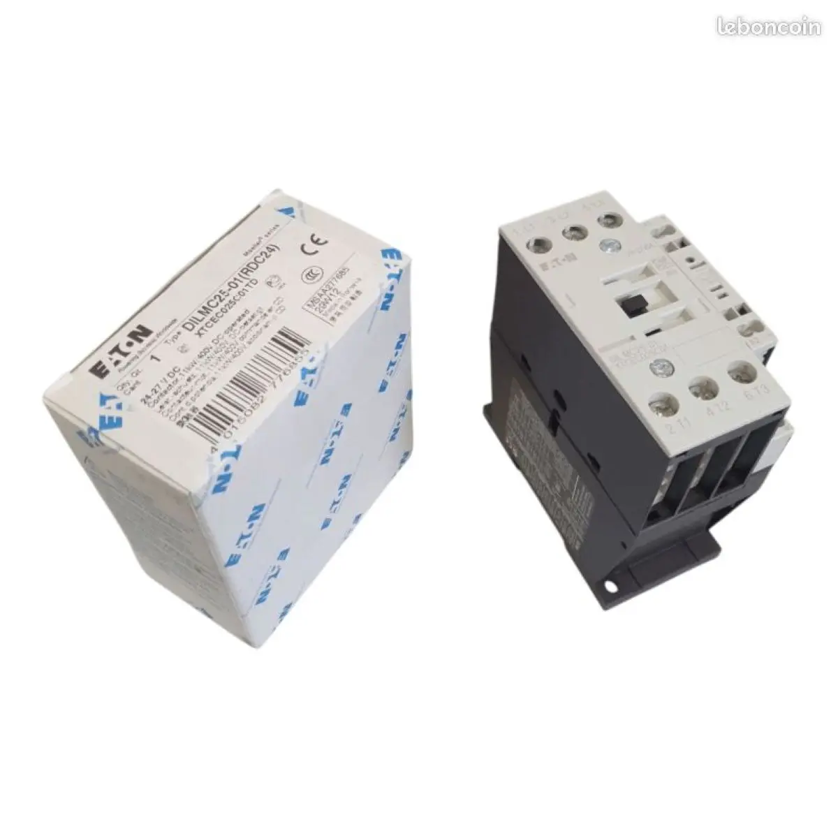 DILMC25-01(RDC24) 277685 Contactor, 3 pole, 380 V 400 V 11 kW, 1 NC, RDC 24: 24 - 27 V DC, DC operation, Spring-loaded terminals