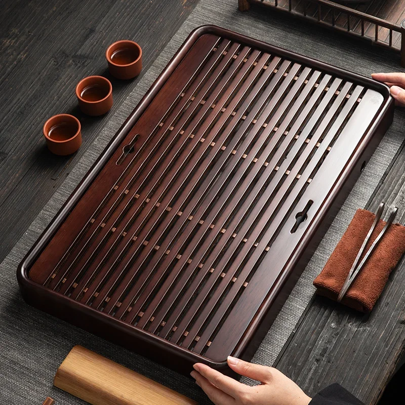 

Rectangle Wooden Tea Tray Hospitality High Quality Vintage New Chinese Style Tea Tray Decorative Bandeja Madera Home Products