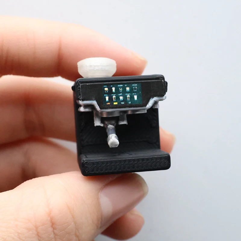 Cute Mini Coffee Machine Model Strong Magnetic Push Pin Resin Fridge Magnets for Refrigerator Whiteboard Photo Memo Fixed Decor