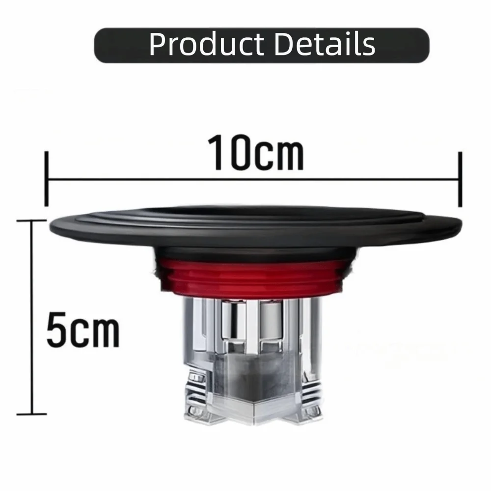 Premium Anti-Odor Floor Drain Strainer Drainage No Smell Bathroom Floor Drain Universal Fit Drain Cover Plug Kitchen Sink