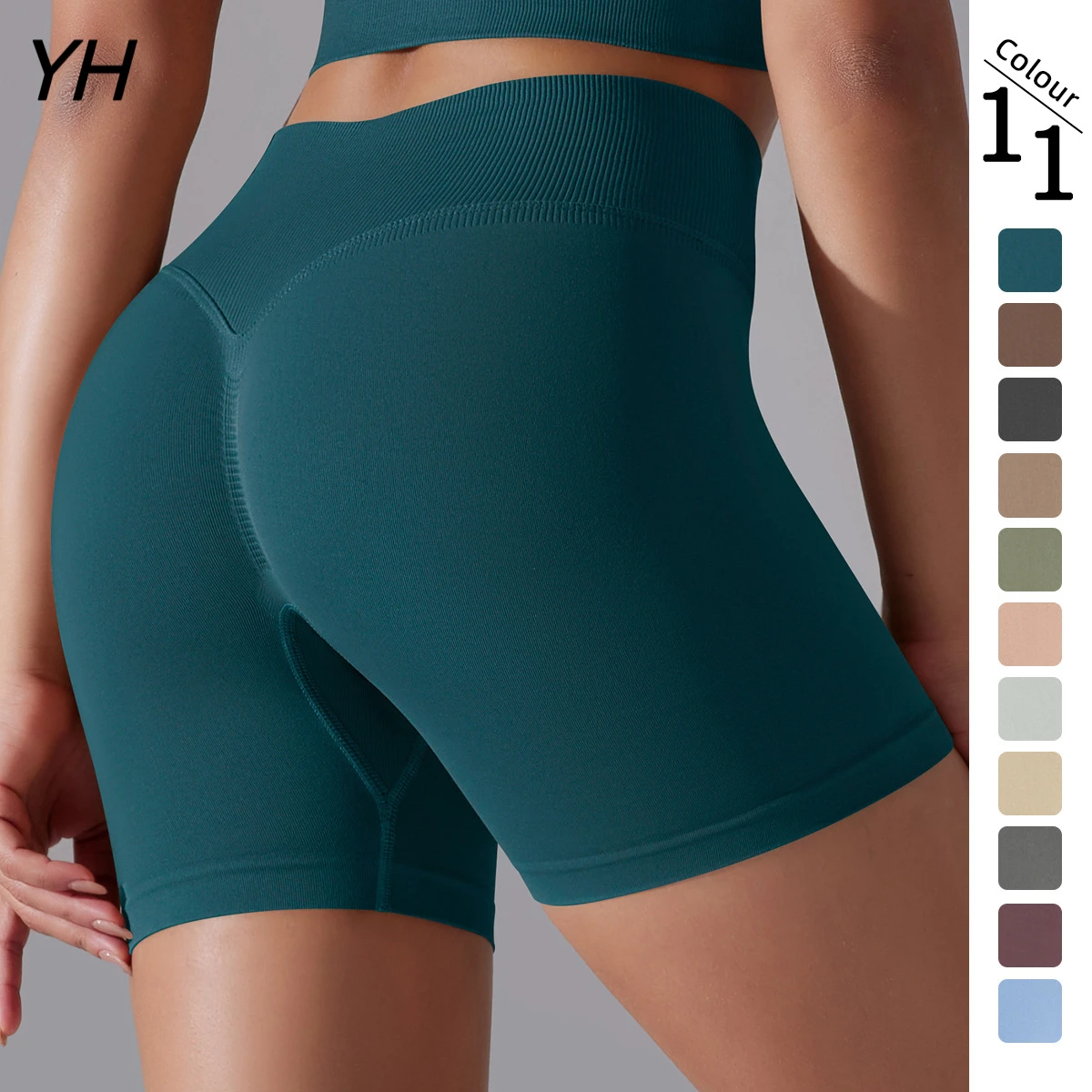 New Seamless Shorts for Women Yoga Shorts Push Up Booty Workout Gym Shorts Fitness High Waist Sports Short Women Clothing