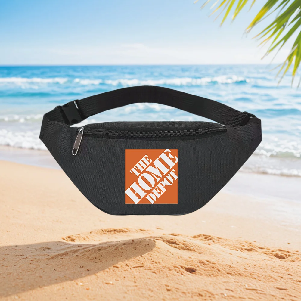 

The Home Depot Logo Modern Simple Design Waist Backpack Crossbody Chest Bag Street Casual Sporty Fashionable Simple Unique Print
