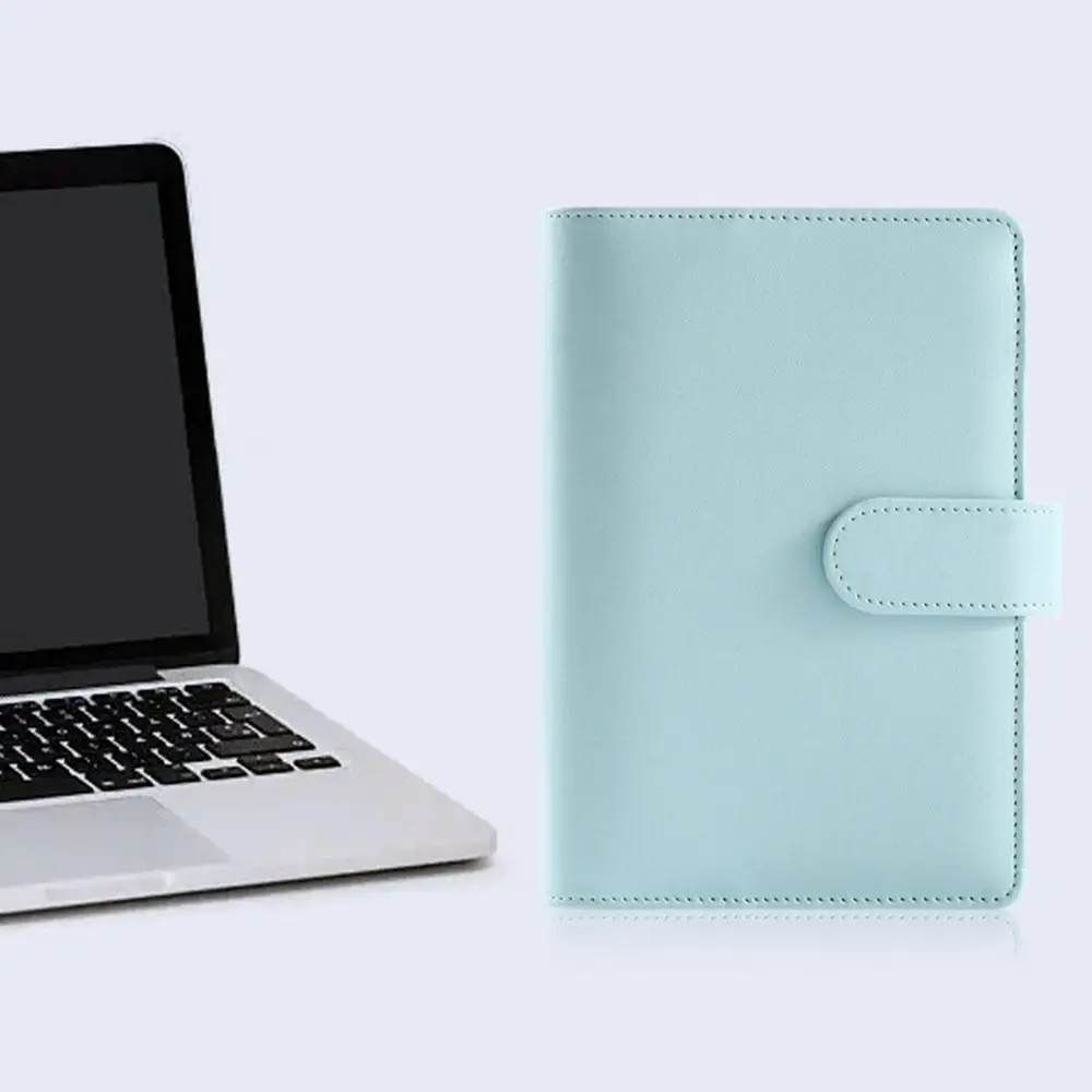 المحمولة A6 الميزانية النقدية Binde مع مشبك إغلاق مغناطيسي بو دفتر الموثق مع مغلفات سستة غطاء دفتر الملاحظات مجلة