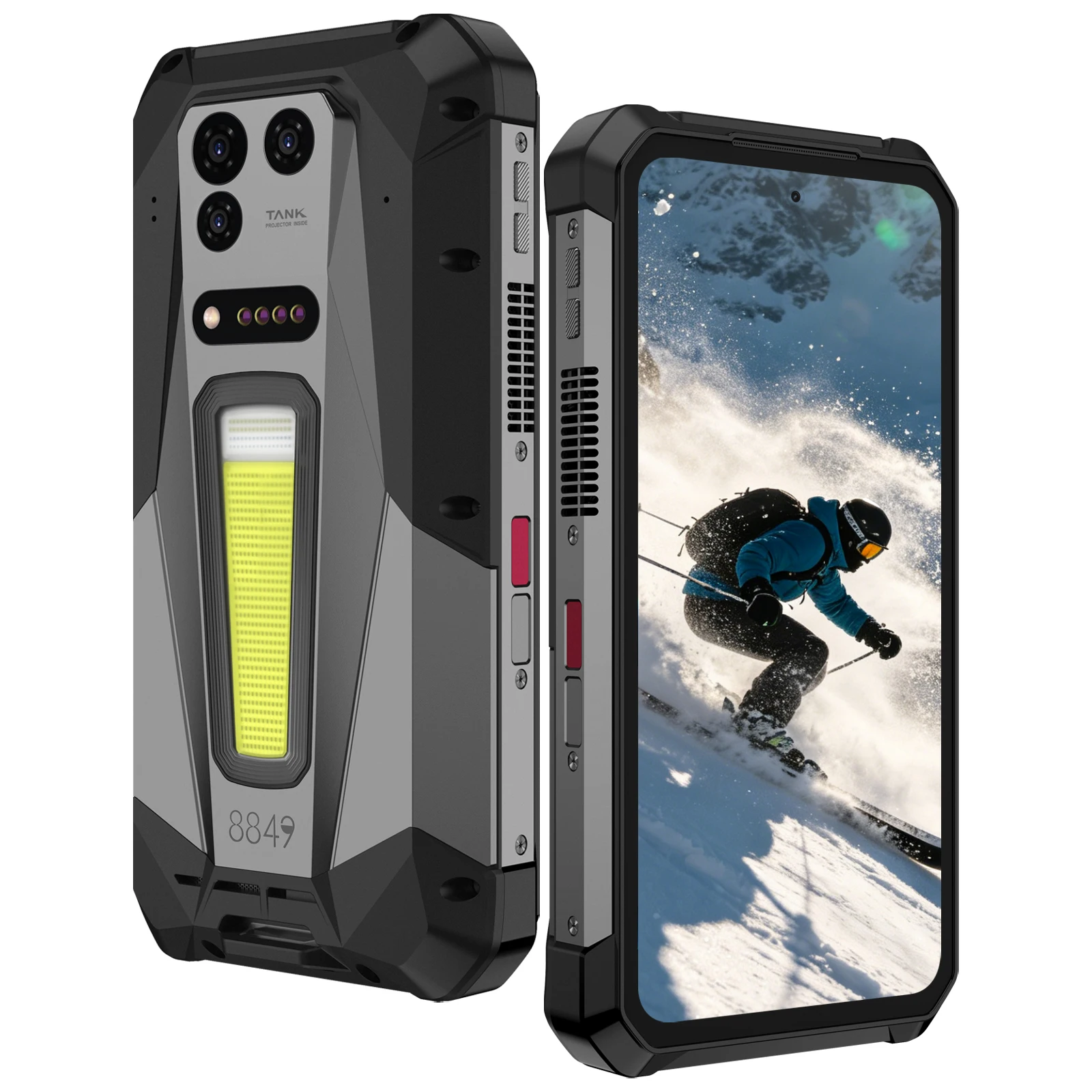 Unihertz 8849 Tank 5 Rugged Smartphone 18GB+512GB 6.73'' Display Dimensity 9400e Night Vision Projector eSIM WiFi 7