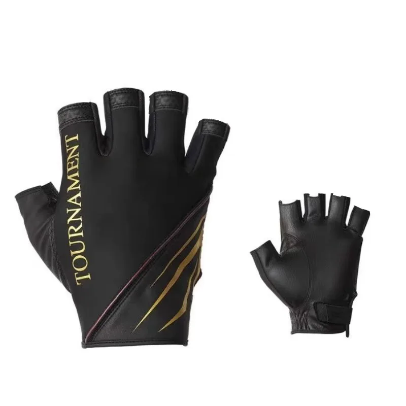 2025 Japan DW New Rock Fishing Gloves Men Women Three-finger Cut Full Finger Cut Superfiber Waterproof Gloves Scratch-proof - view 3