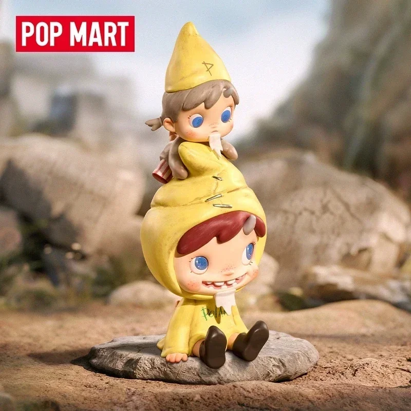 

POP MART Polar Double Curious Spriteling Figure - Милая аниме-фигурка в закрытой коробке, коллекционная игрушка для рабочего стола, игрушка-сюрприз, коллекционная кукла