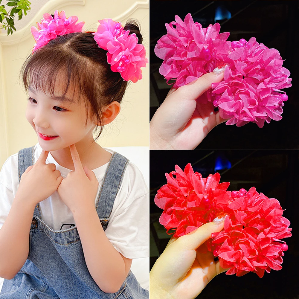 4 Stück/Set Glirs süßer und süßer Stirnband-Haarschmuck mit elastischen Bändern, geeignet für den täglichen Gebrauch, Haarband für Kinder
