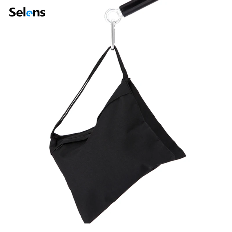 Selens Heavy Duty Sandbag 26x29cm Saddlebag Weight Bag Photography Video Studio Counterweight for Light Stand Boom Arm Tripod