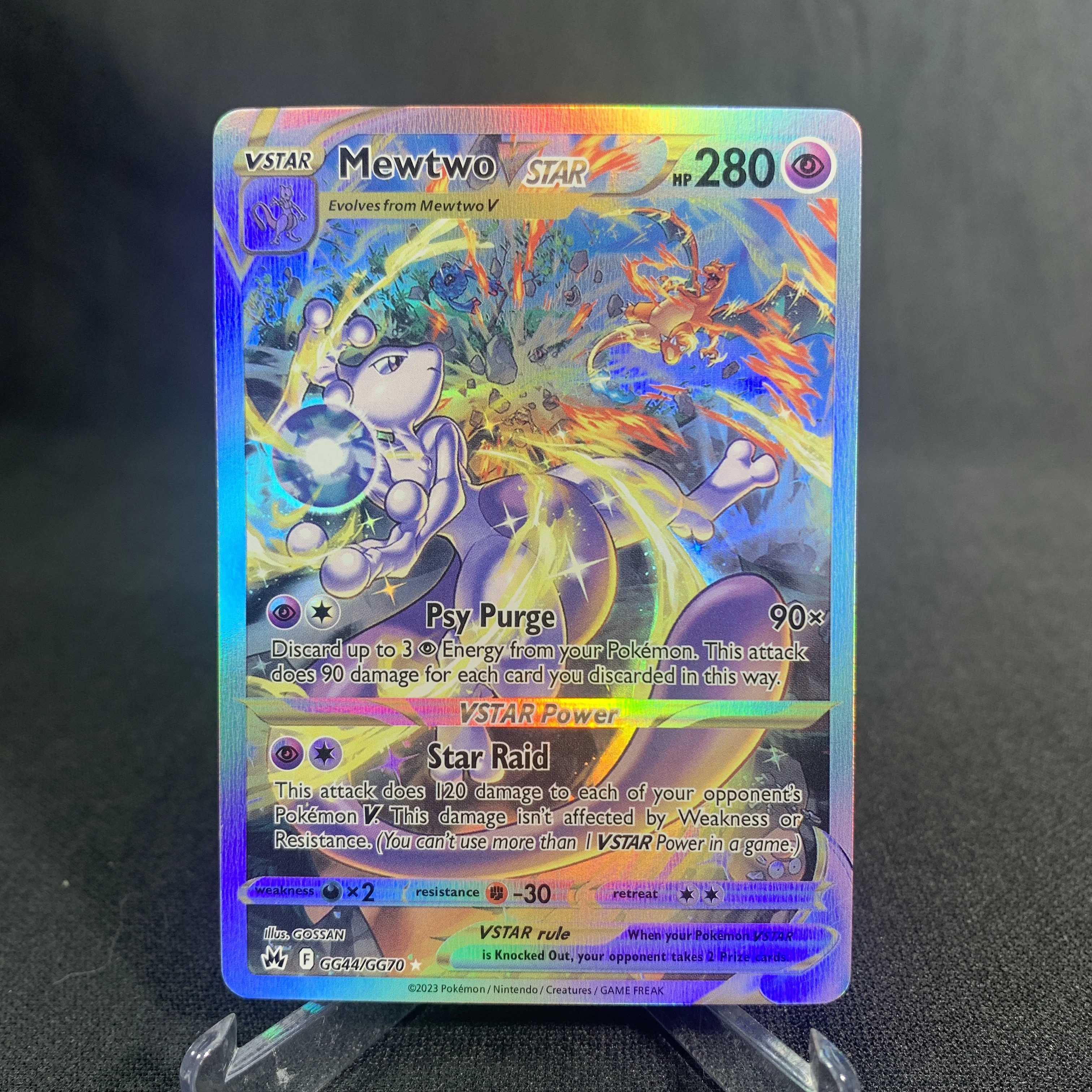 بطاقات Mew Mewtwo Pokemon Shining Mewtwo المجسم Mew Ex GX VMX الهوايات مجموعة نادرة بطاقات المعركة ألعاب بطاقات الوكيل الهدايا #5