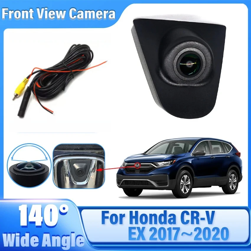 Logo-Emblem HD CCD Auto-Frontkamera mit Nachtsicht, Wasserdicht, für Honda CR-V CRV EX 2017 2018 2019 2020