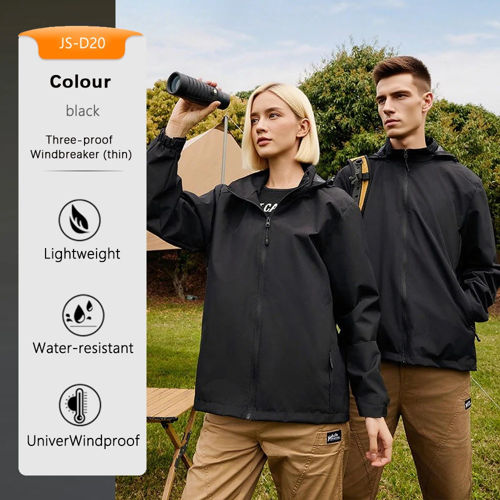 

​​unisex Hooded Windbreaker Jacket Men Women Waterproof Coat Breathable Lightweight Autumn Casual Sportswear​​ ​​Long Sleeve Top
