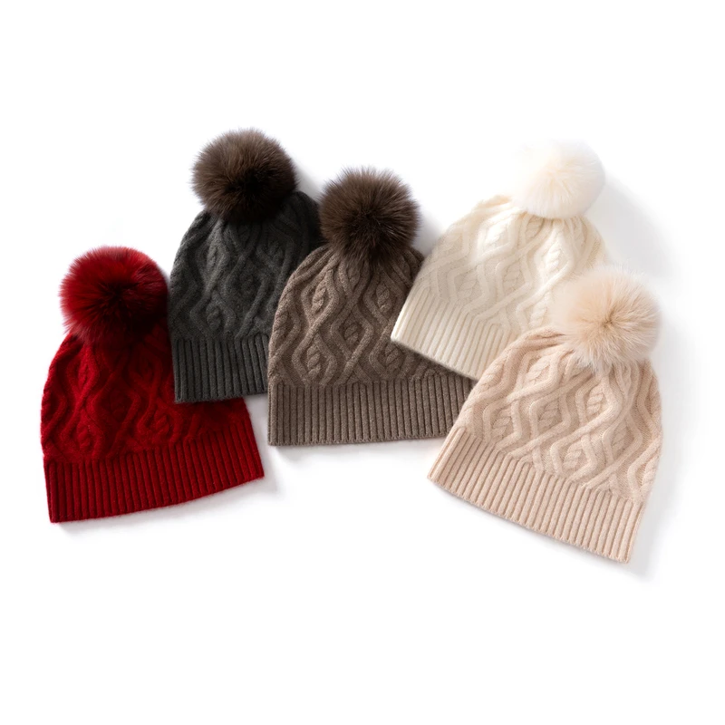

KOIJINSKY Women's Autumn/Winter 35% Cashmere Knitted Hat