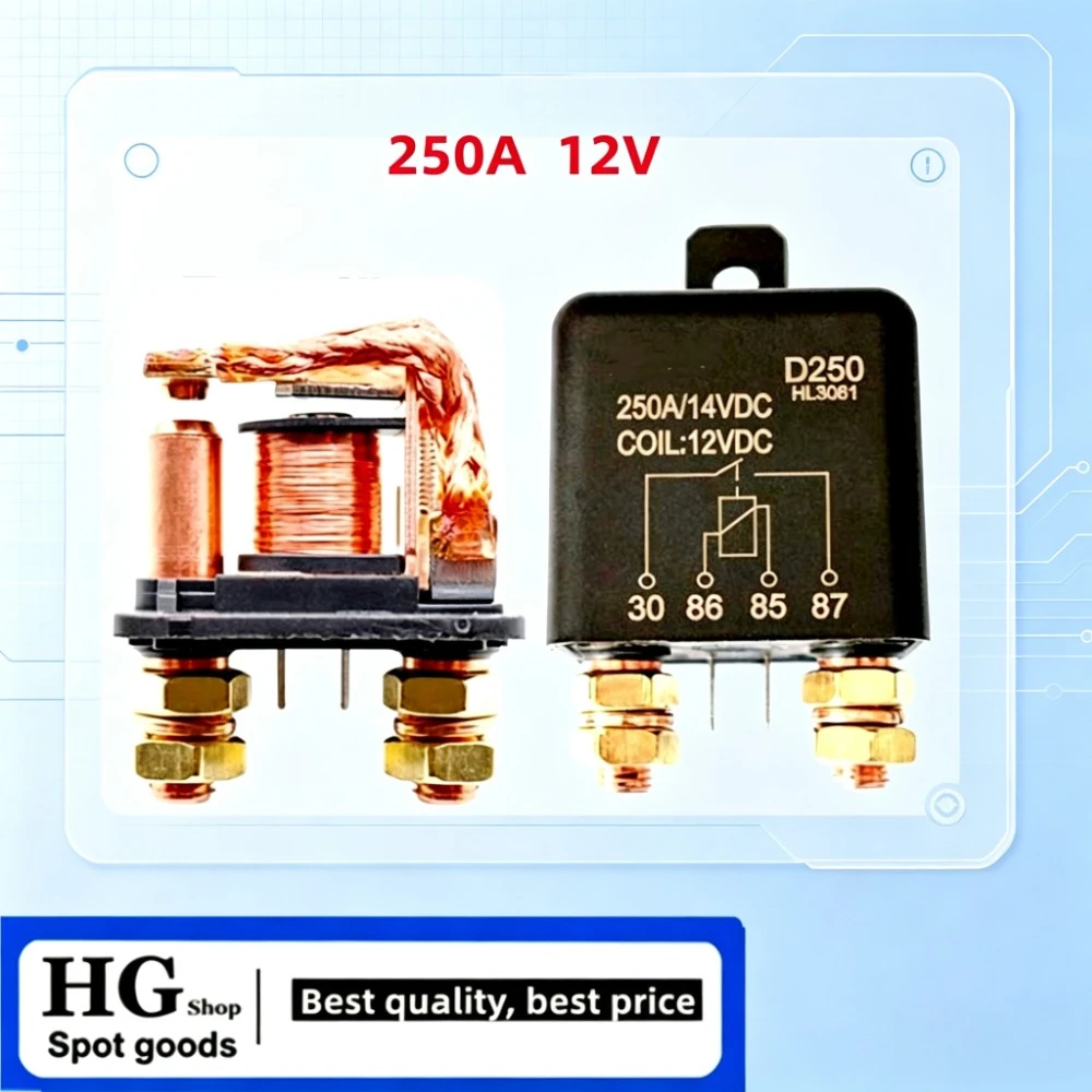 High current Automotive Automotive relay DC start  250A 12V 24V starting automotive modular relay