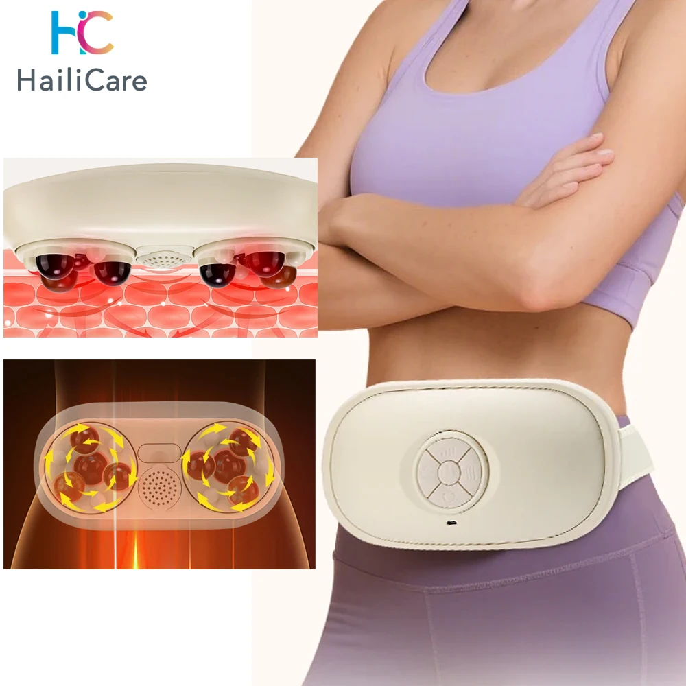 

Электрический нагревательный массаж живота, массажер для похудения живота, пояс для сжигания жира, массаж живота, красота, здоровье, массажер