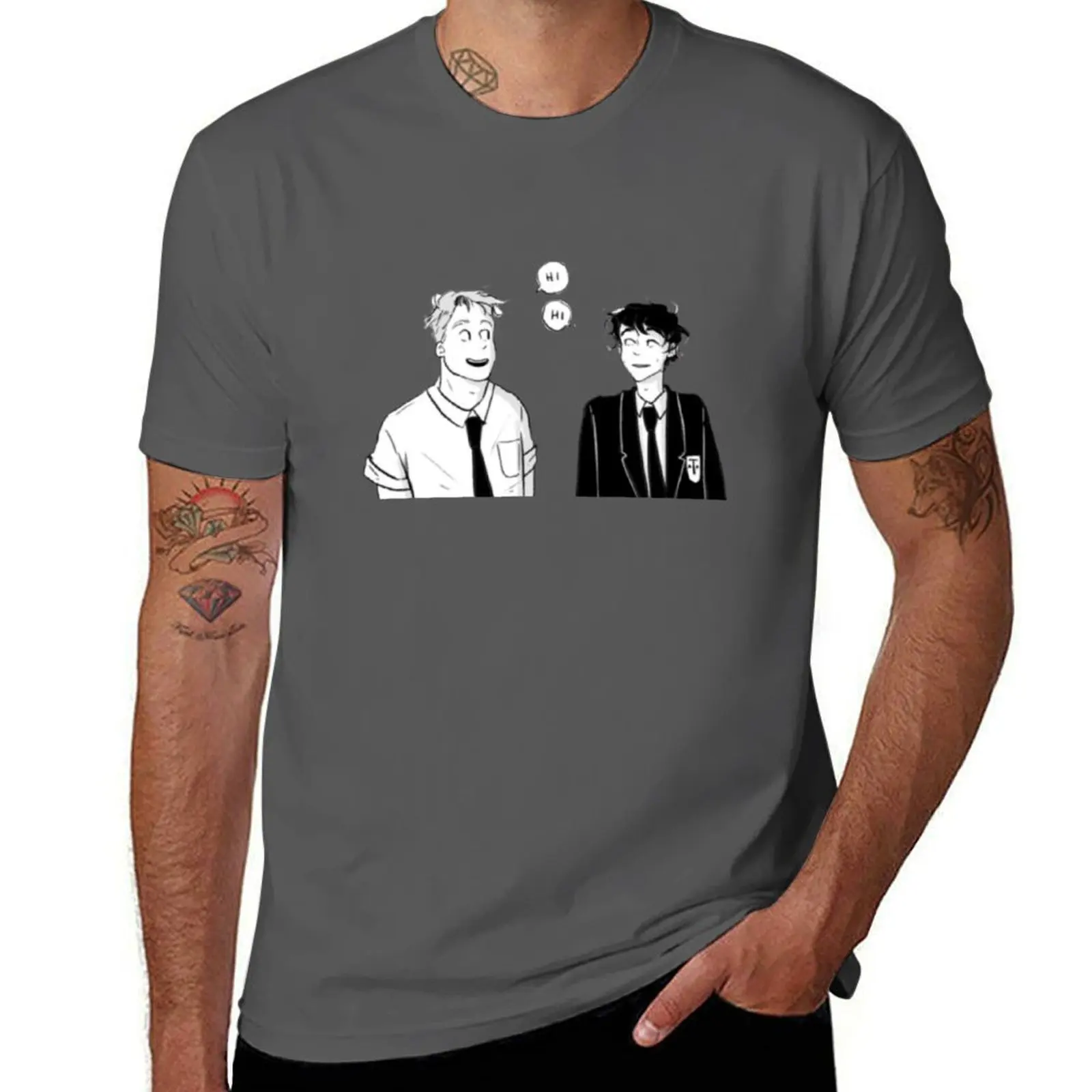 

heartstopper T-Shirt Basic Tee Shirt for Everyday Outfit