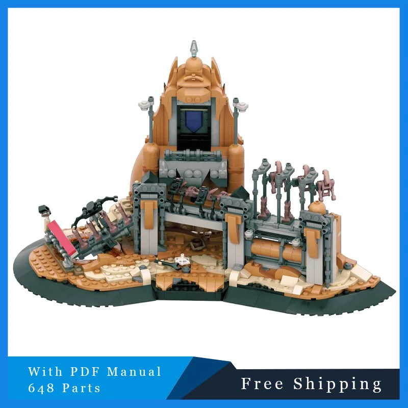 

6248 детали Star Battle Series Робот Фабрика Строительные блоки Кирпичи Модель для взрослых Сборка Дисплей Игрушка Рождественский Рождественский подарок