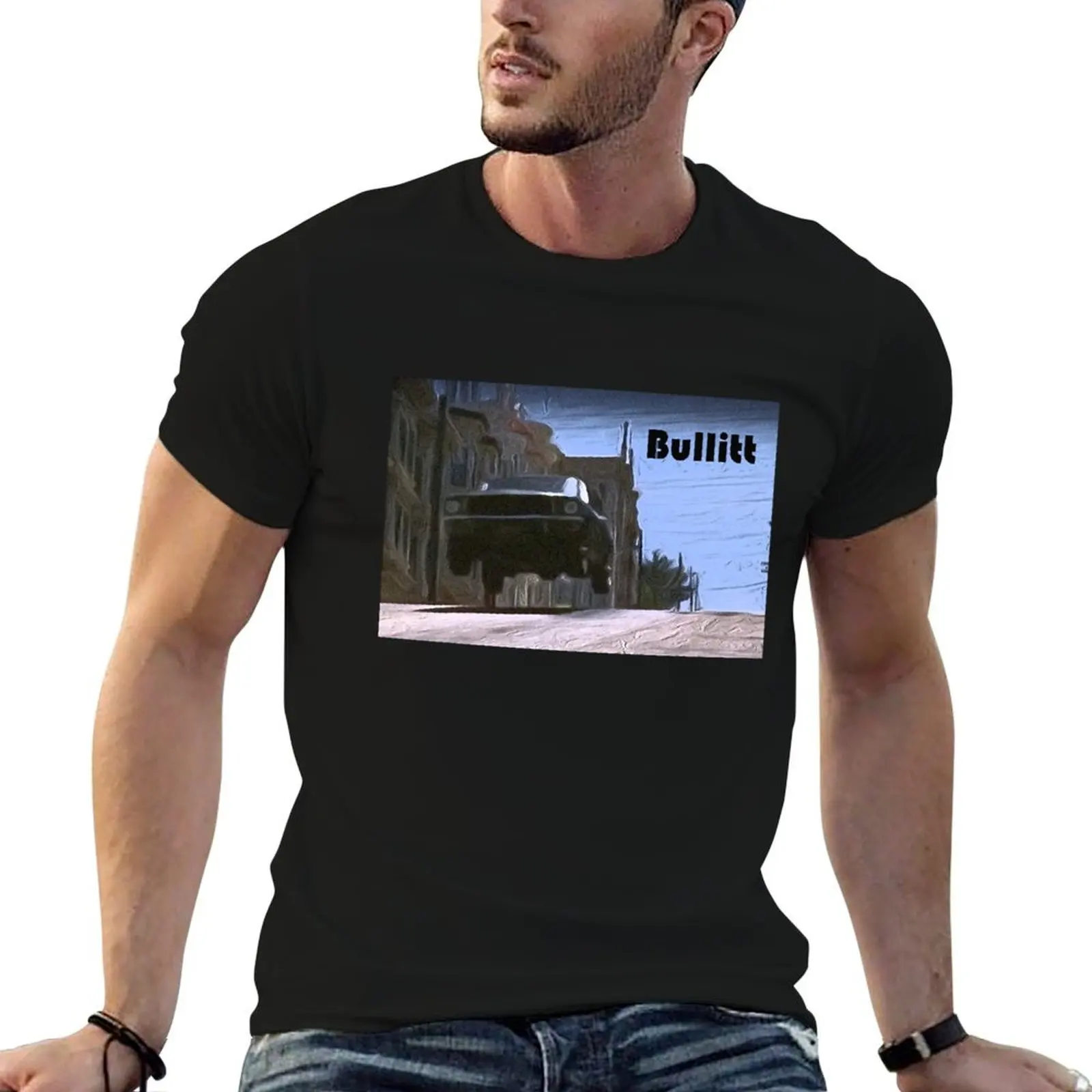 

Bullitt T-Shirt customs graphic shirts sweat anime tshirt mens t shirts casual stylish