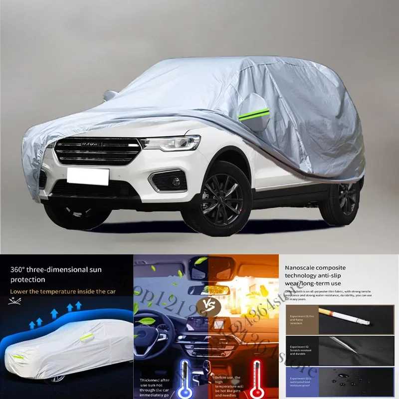 

For Haval H7 Auto Anti snow Anti dust Anti-uv Anti peeling paint And Anti Rainwater 210t car cover Car cover protection