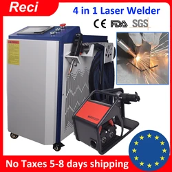 1500W 4 in 1 Fiber Laser Welding Cleaning Cutting Soldering Machine RECI Handheld Laser Welder for All Metal Rust Removal Clean