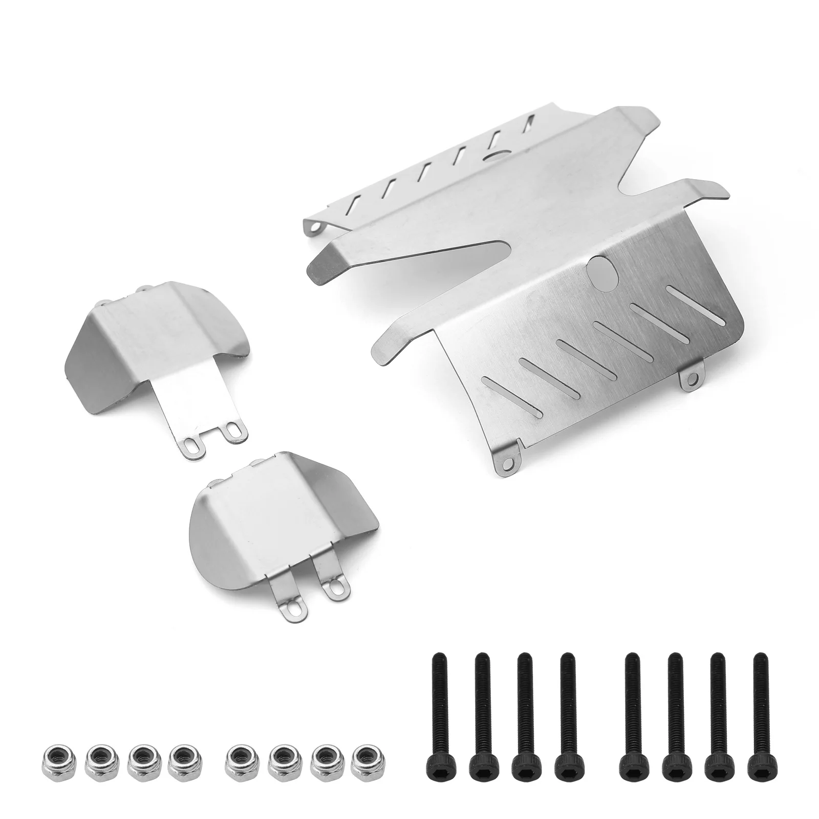 Metal Stainless Steel Chassis Armor Guard Protection Protector Skid Plate for Tamiya CC-02 CC02 1/10 RC Car Upgrade Parts