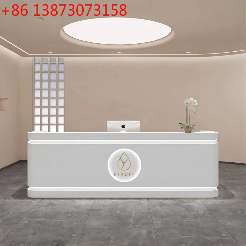 Modern beauty salon checkout page Clothing shop Art dance training Reception desk Medical beauty Dental service Bar