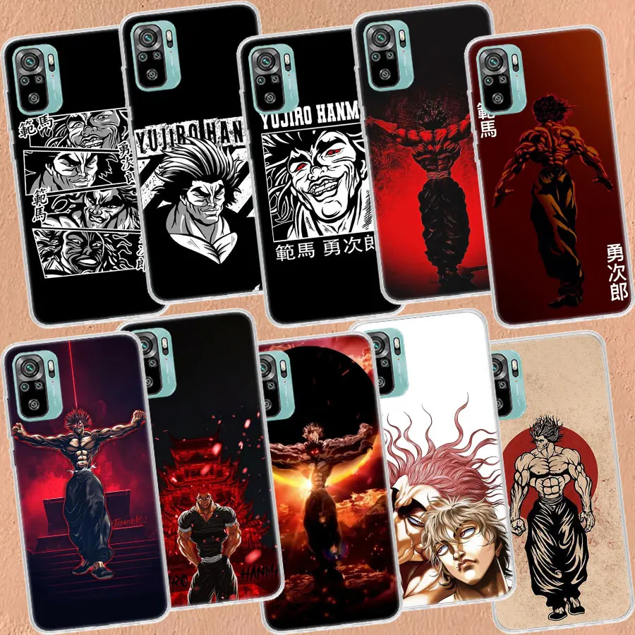 BAKI Hanma Yujiro Anime Phone Case For Xiaomi Poco X3 F6 X4 F4 GT M3 M4 M5 M5S X5 X6 Pro 5G F5 F3 F2 F1 Mi Note 10 Lite Silicon