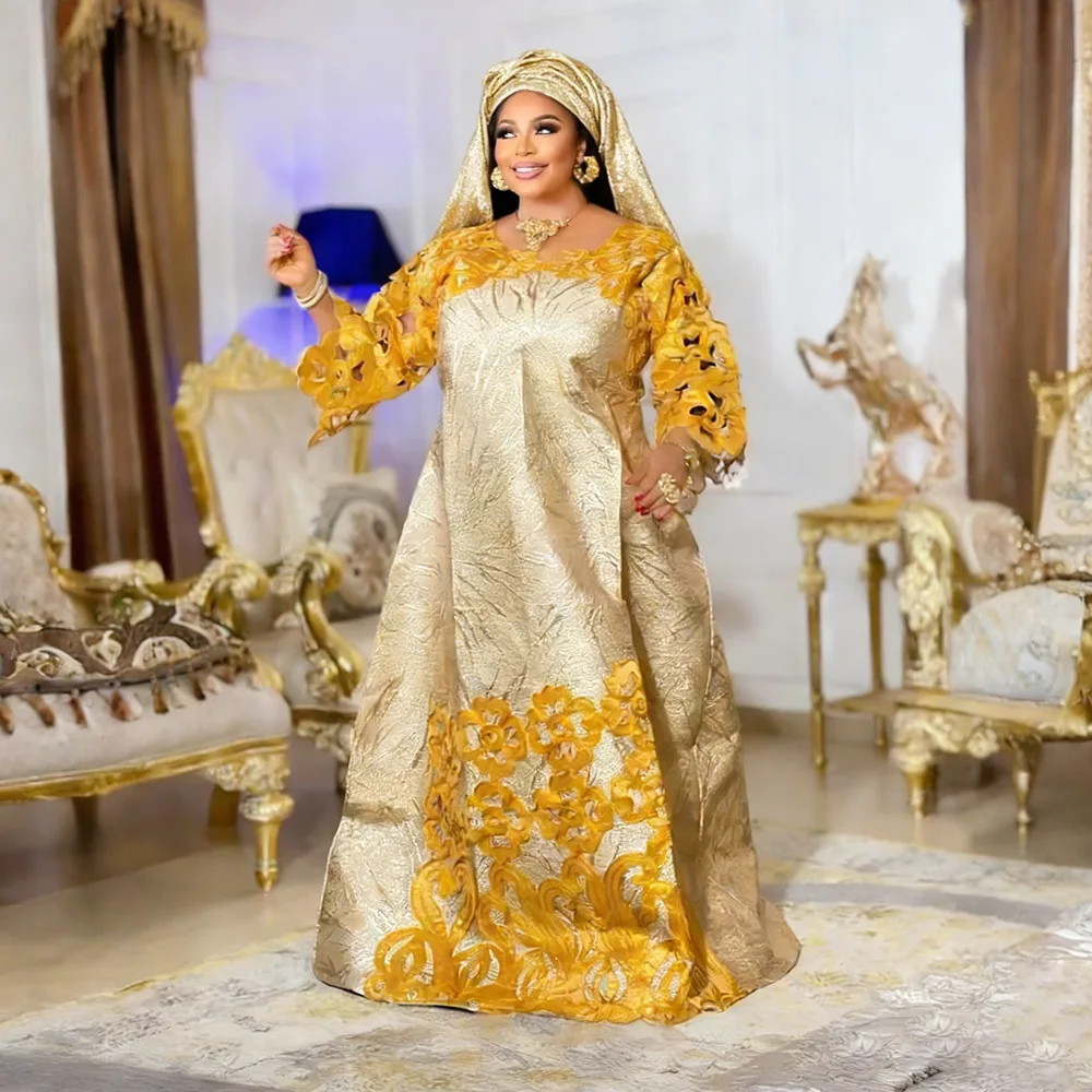 

Abayas Traditional Africa Clothing African Dresses for Women Dashiki Ankara Bazin Gown Robe Muslim Kaftan Maxi Long Dress 2026