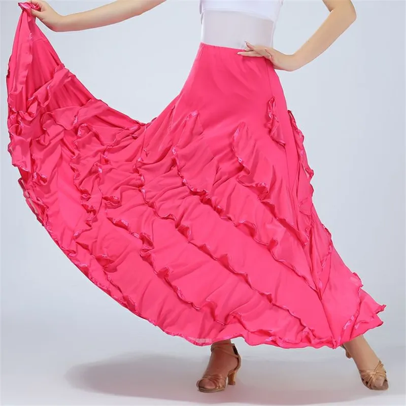 720 New Flamenco Dance Costume Skirt Ballroom Long dress Ladies Waltz Modern Standard Tango Dancewear Outfits Performance dress