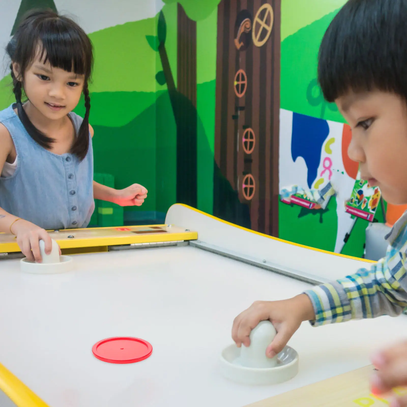 

Набор из 6 пластиковых шайб для настольного хоккея, гладкие, для настольных игр и вечеринок