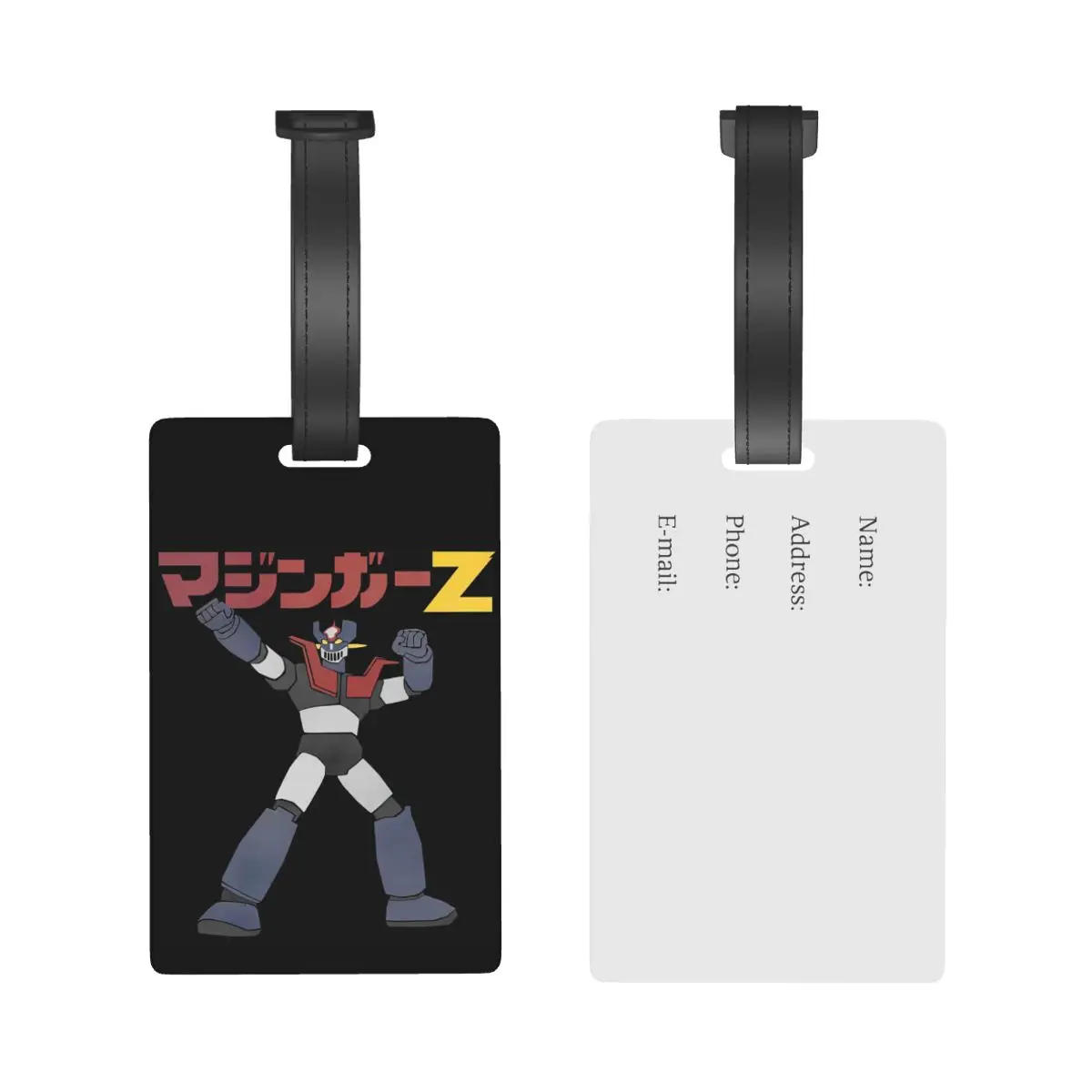 Mazinger Z Goldorak Actarus Grendizer Mask Luggage Tags Suitcase Travel Baggage Boarding Tag Label Holder ID Name Address