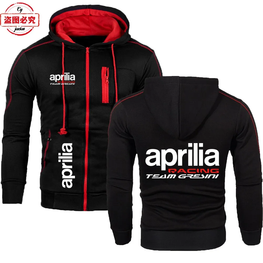 Aprilia motorcycle logo locomotive jacket racing suit loose men's top hooded sweater cycling group suit