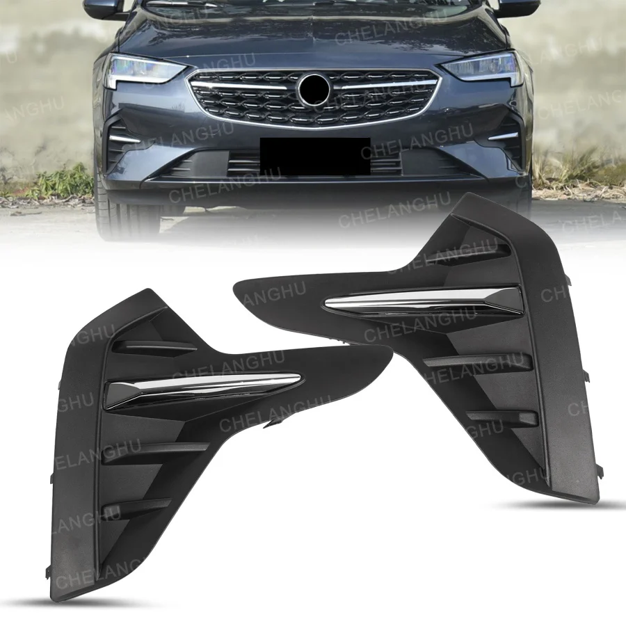 

For Vauxhall/Opel Insignia 2020 2021 2022-2024/Buick Regal 2020 2021 Car accessories Front Bumper Fog Lights Lamp Grille Cover